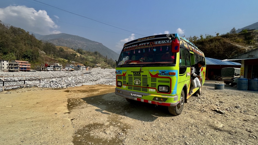 Private buses are the most reliable, cheapest way to get around Nepal. Central Development Region