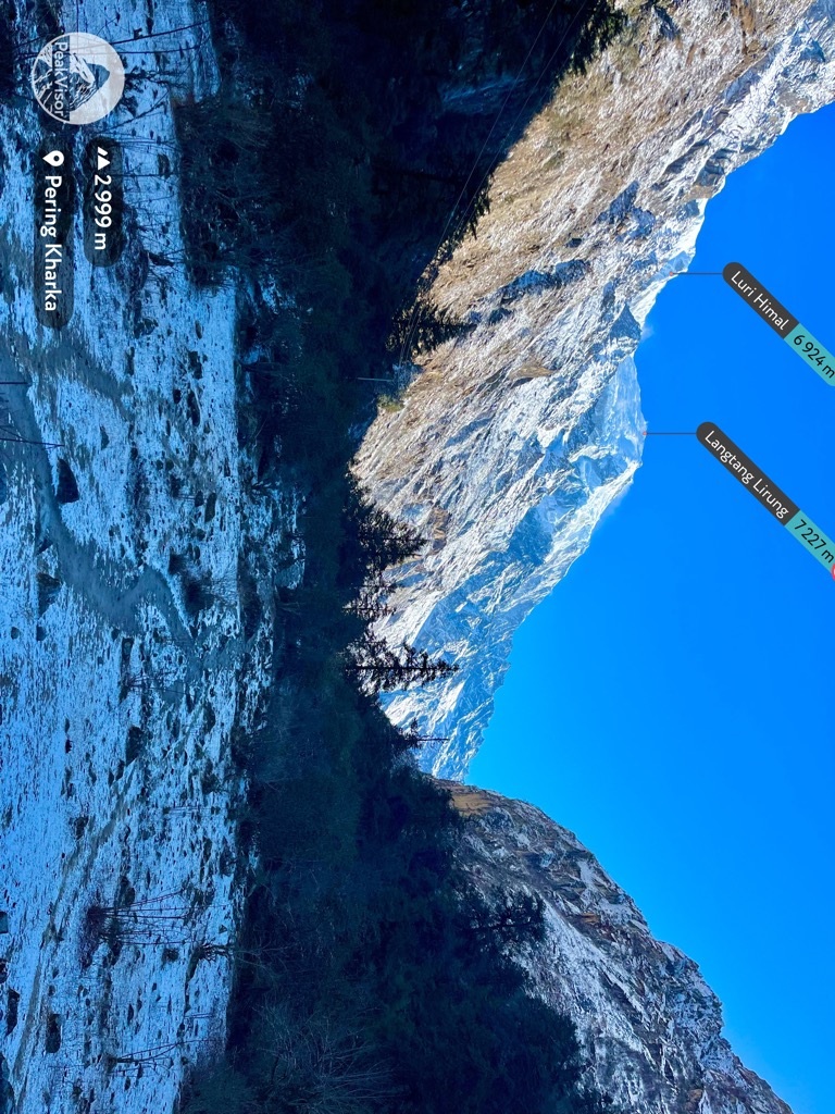 Langtang Lirung above the Langtang Valley. Central Development Region