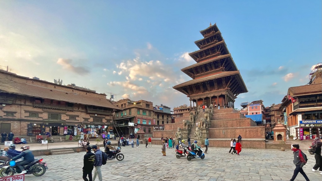 Nyatapola Temple in Bhaktapur. Central Development Region