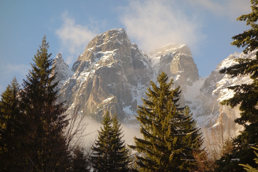 The central Rila Mountains in winter. Central Rila Reserve