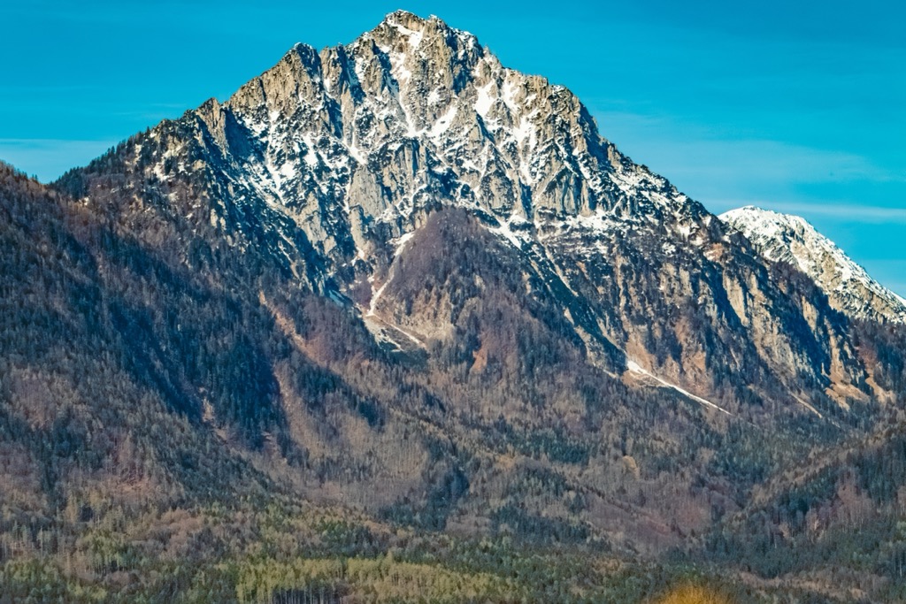 Hochstaufen from near Piding. Chiemgau Alps