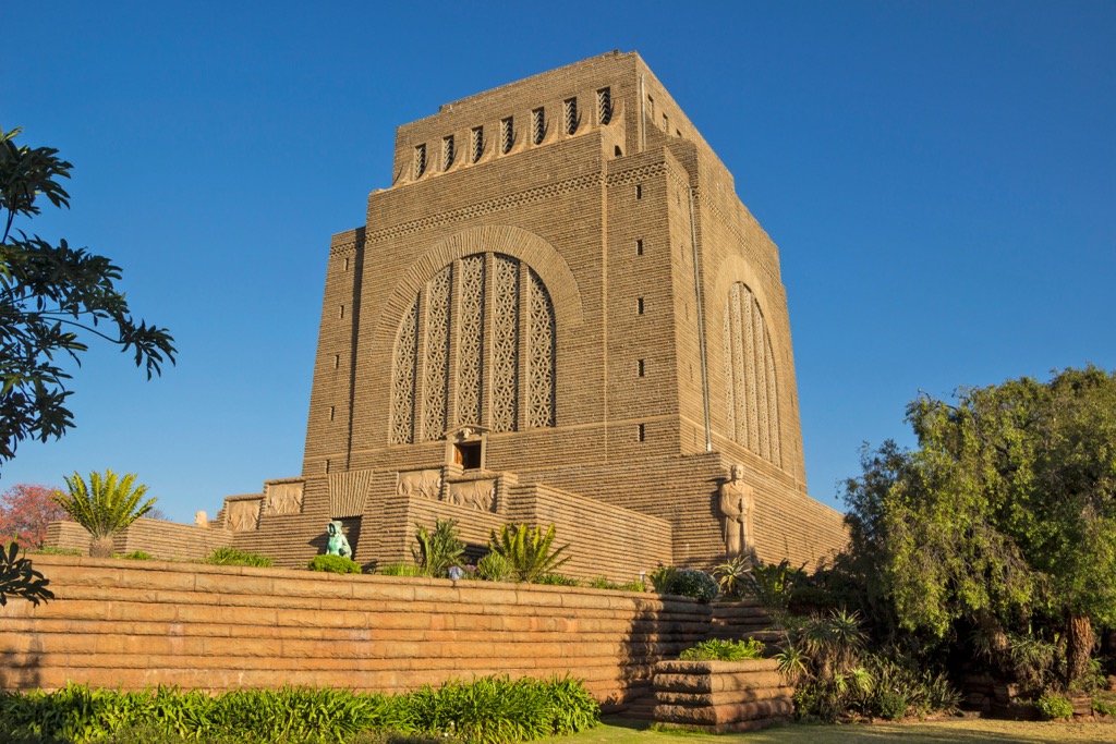 The Voortrekker Monument in Pretoria. City of Tshwane Metropolitan Municipality