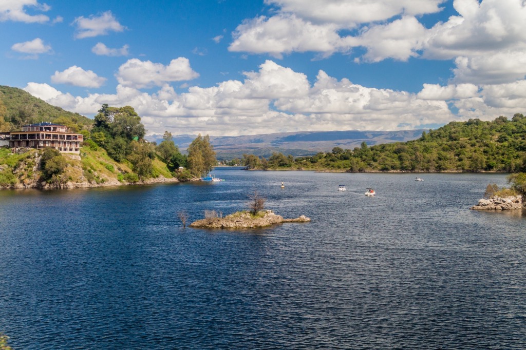 Los Molinos reservoir,Córdoba, Argentina