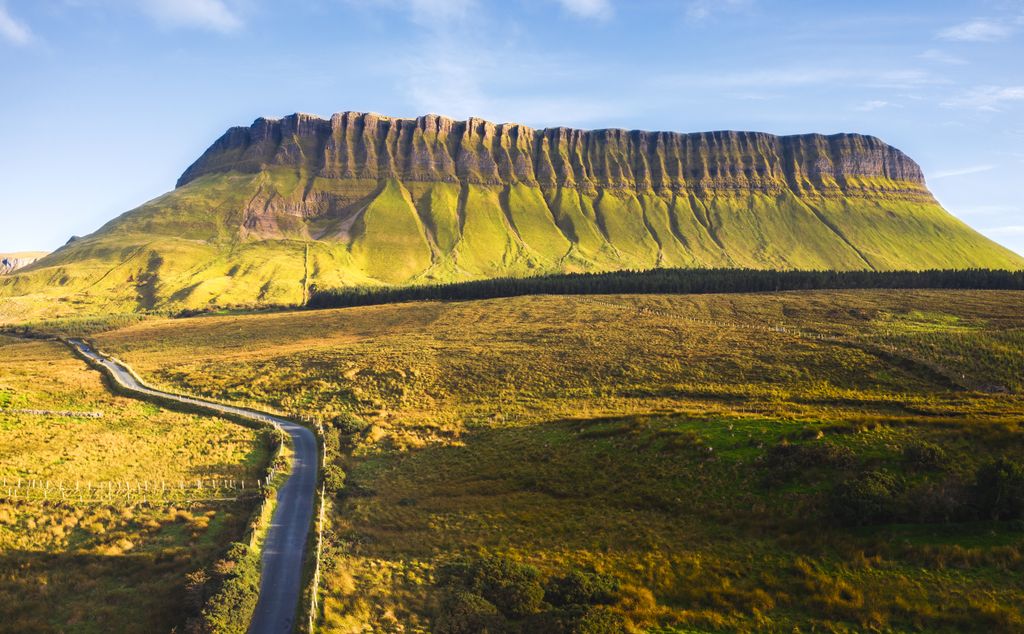 Benbulbin is considered the landmark mountain of County Sligo. County Sligo