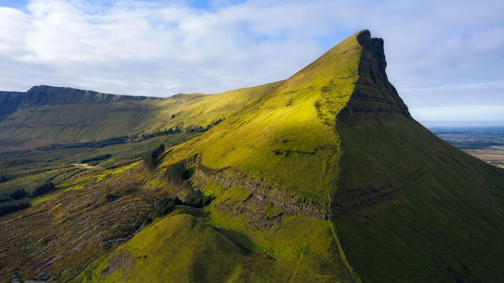 Benwiskin is one of the most unusually shaped mountains in Ireland. County Sligo