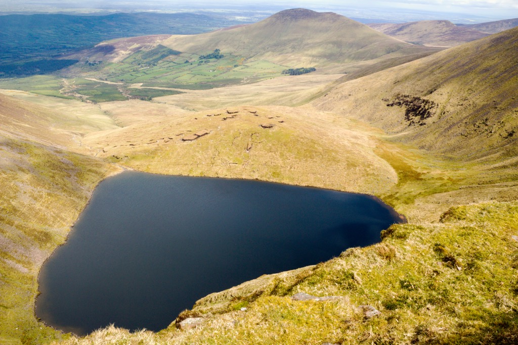Lough Curra on the slopes of Galtymore. County Tipperary