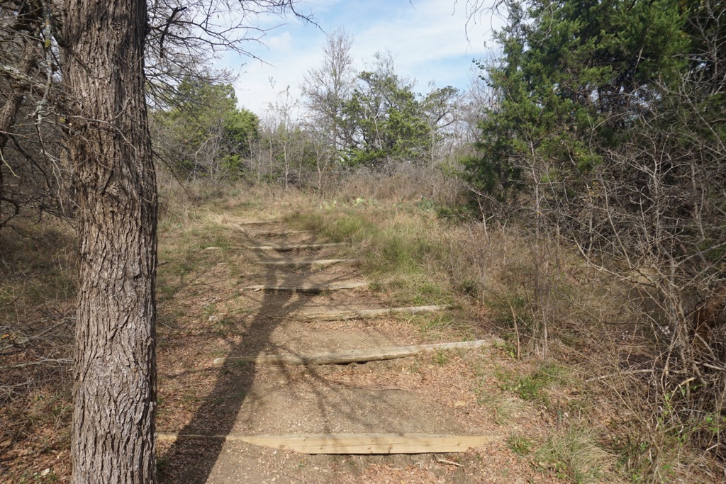 The Duck Pond Trail at Cedar Hill State Park in Dallas County. Dallas County