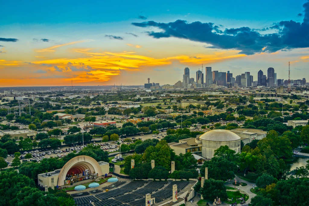 Dallas is incredibly flat. Dallas County