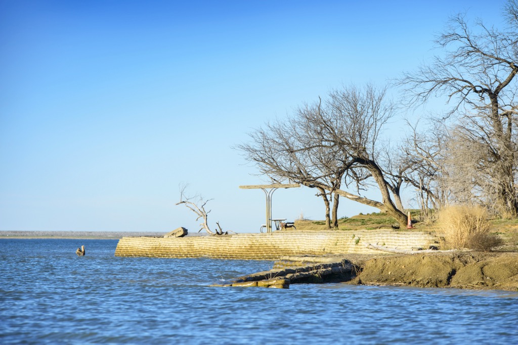 Cedar Hill State Park and Joe Pool Lake. Dallas County