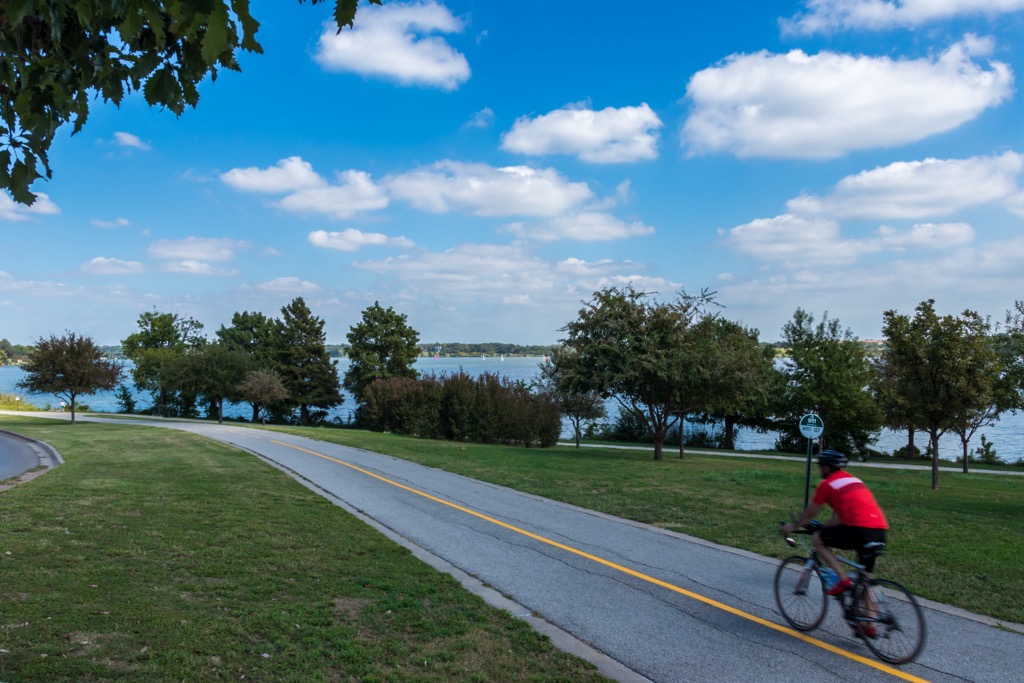 The White Rock Lake Trail. Dallas County