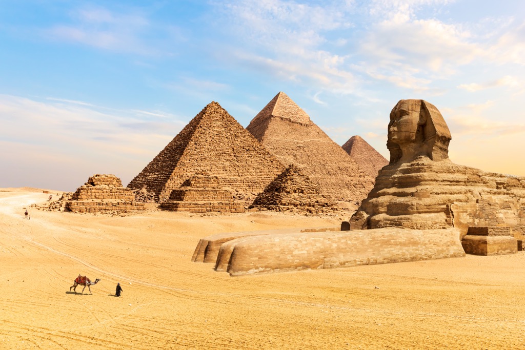 Pyramids of Giza and the Great Sphinx, Egypt
