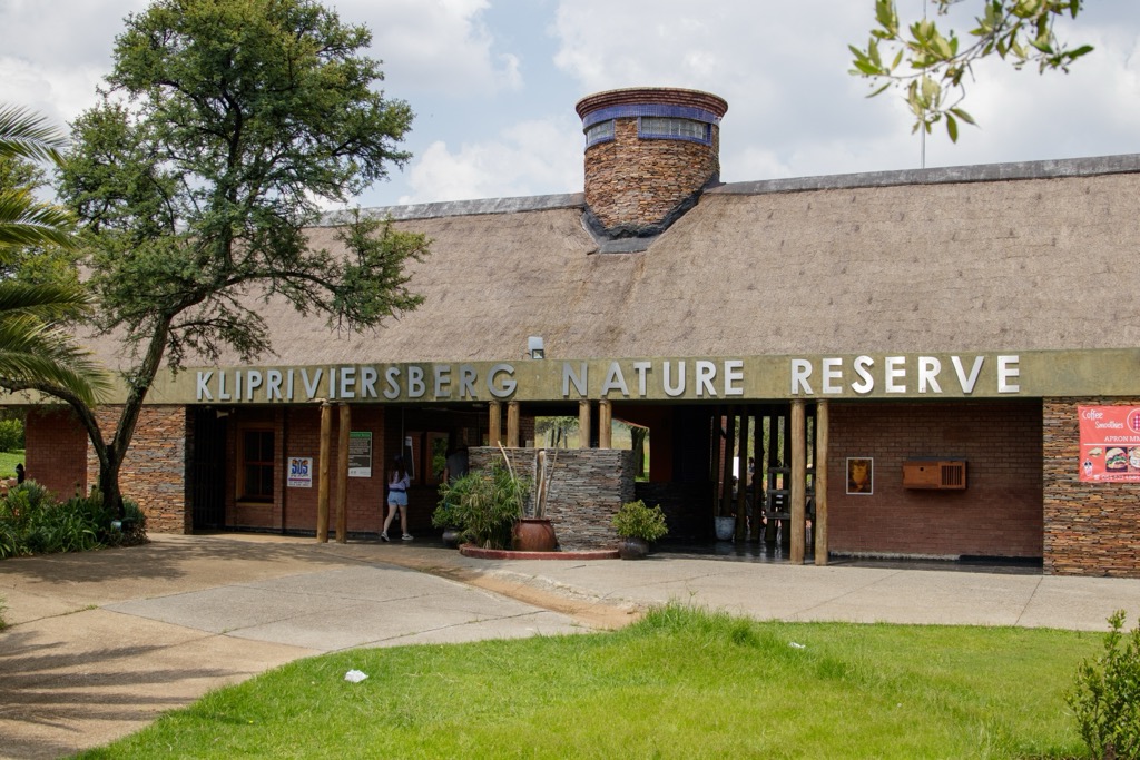 The entrance to Klipriviersberg Nature Reserve. Ekurhuleni Metropolitan Municipality