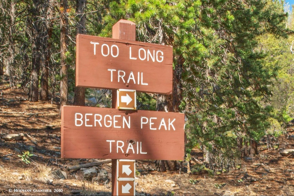 sighn, Elk Meadow Park, Colorado