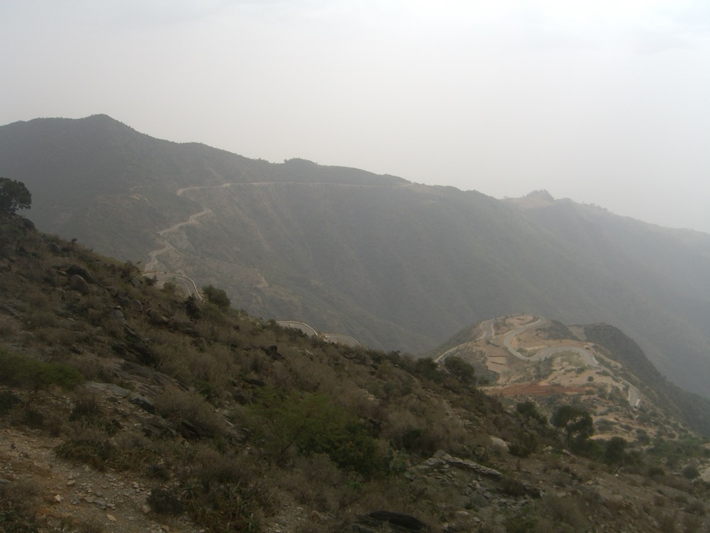 The Semenawi Bahri mountain road. Eritrea