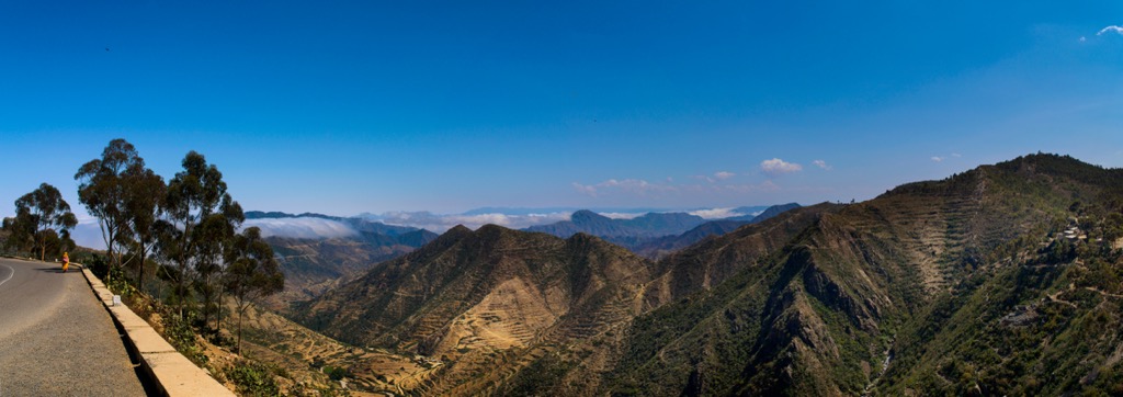 The road from Asmara to Massawa. Eritrea