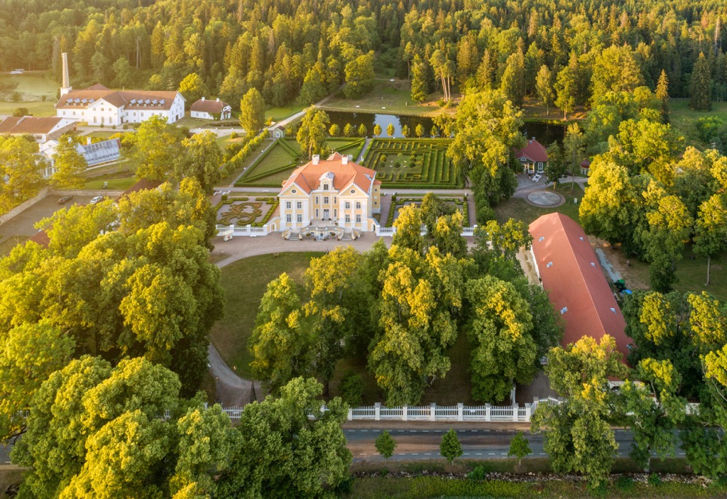 Palmse manor (Palmse möis) museum in Lahemaa National Park, Estonia