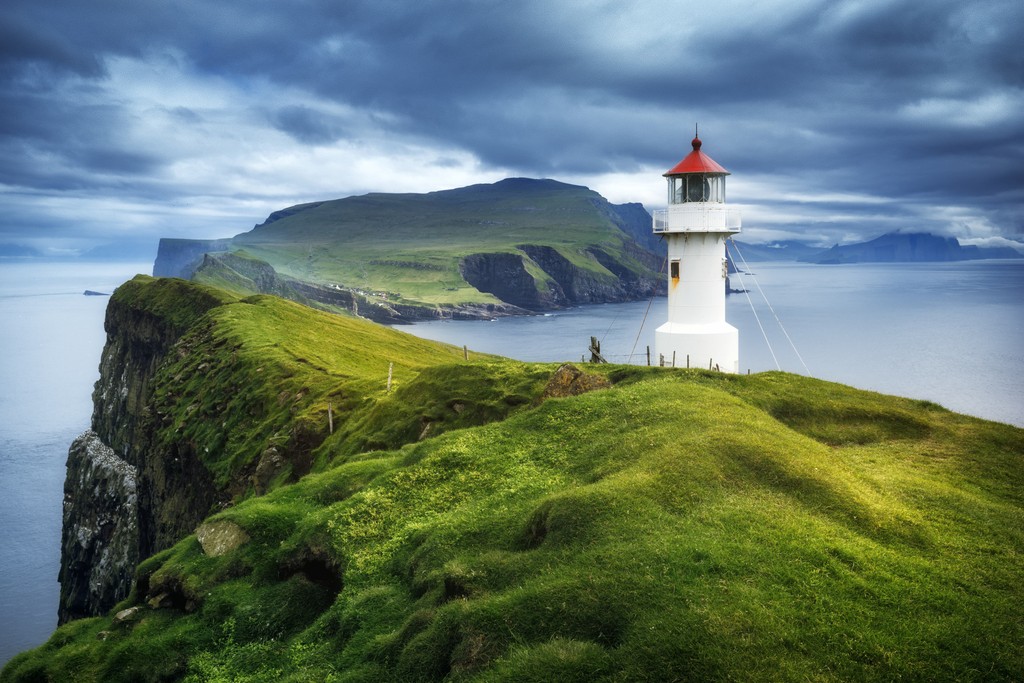 Lighthouse, Faroe Islands, Denmark