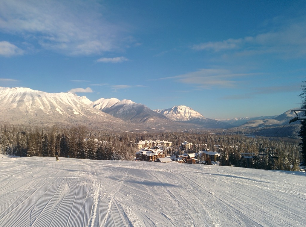 View of Fernie Alpine Resort. Photo: Anthony Butt. Fernie Alpine Resort