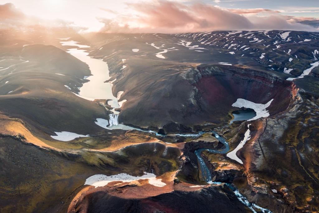 Torfajökull is named after Icelandic folklore figure Torfi Jónsson í Klofa. Fjallabak Nature Reserve