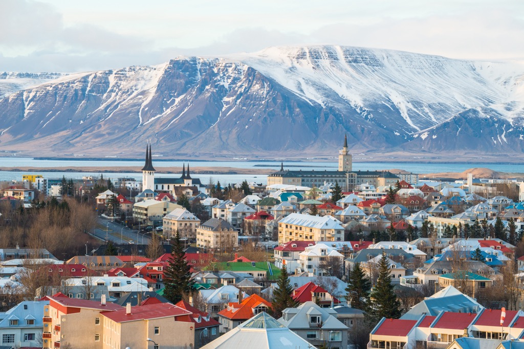 Reykjavík’s skyline. Fjallabak Nature Reserve