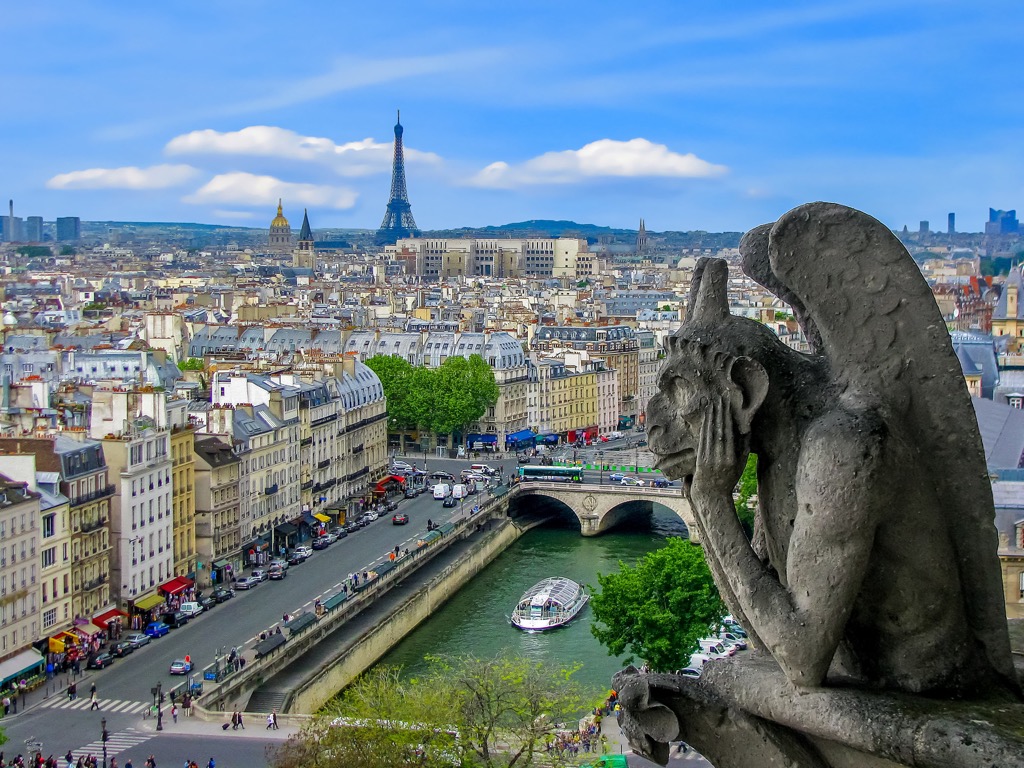 The Gargoyles of Notre Dame Paris, France