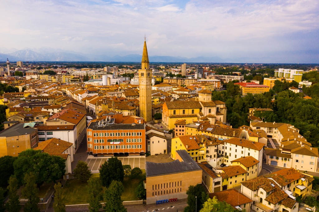 Pordenone’s skyline. Friuli-Venezia Giulia
