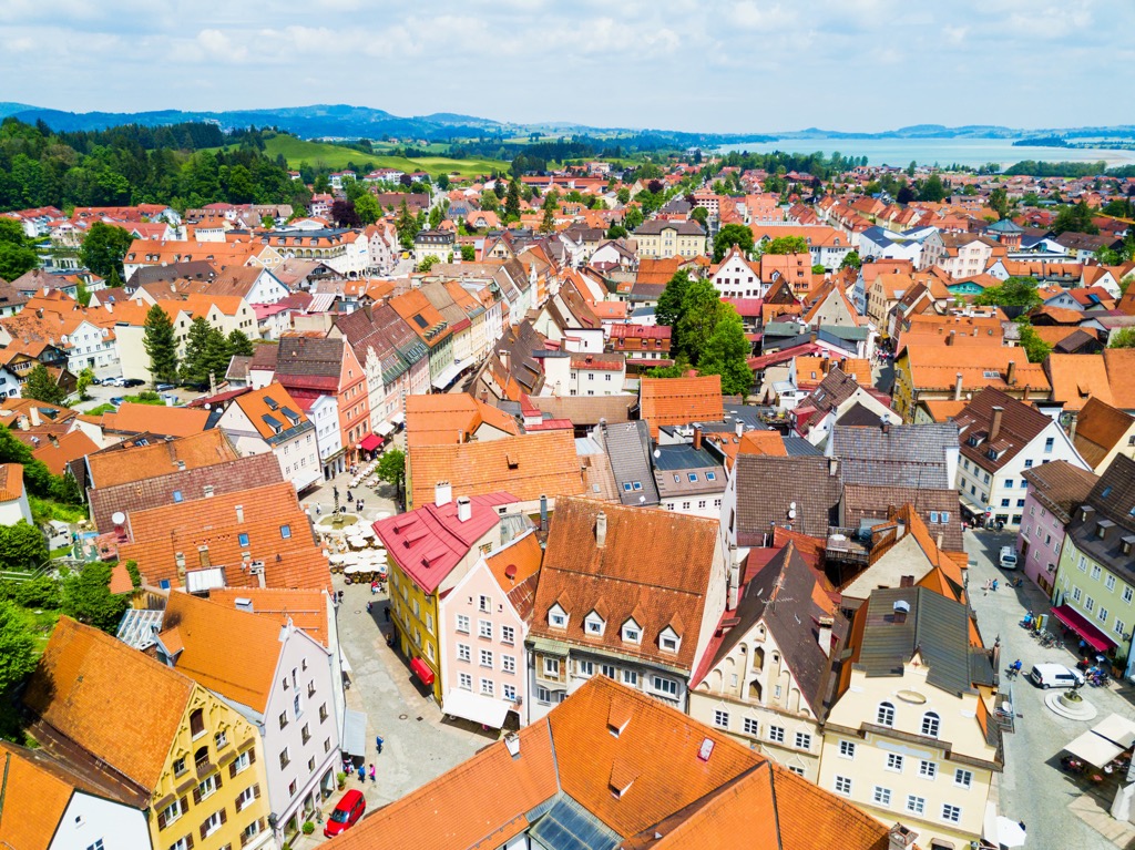 Füssen, Ammergau Alps, Bavaria, Germany