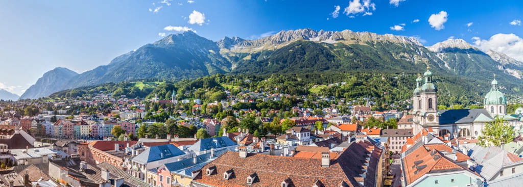 Innsbruck, Austria. Geigenkamm