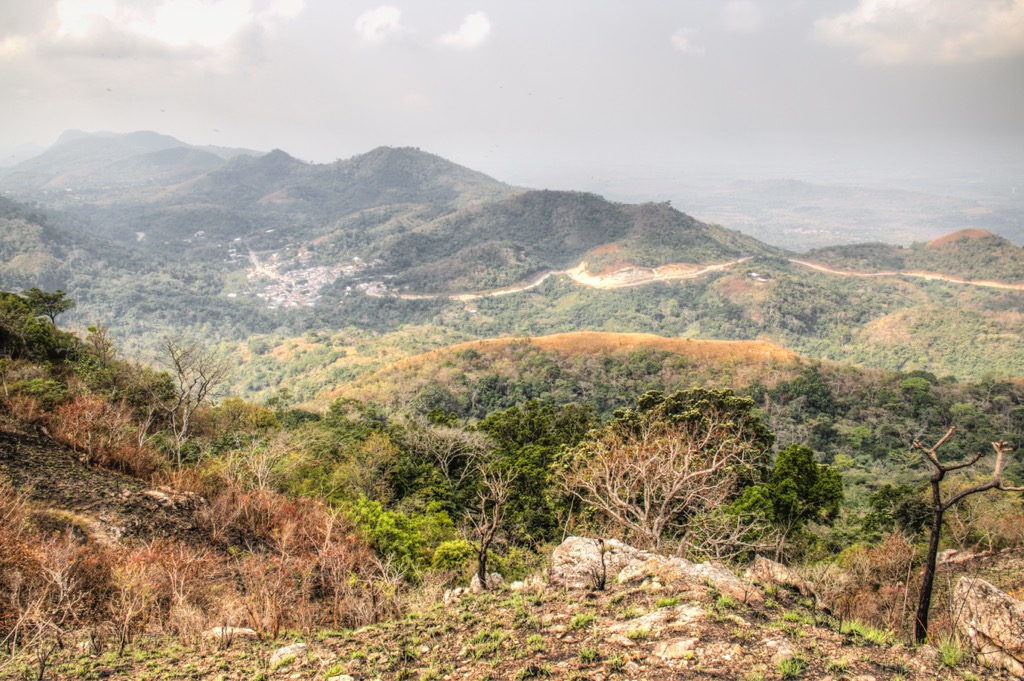 Drier savannah vegetation dominates the northern reaches of the Ghana hill country. Ghana Mountains