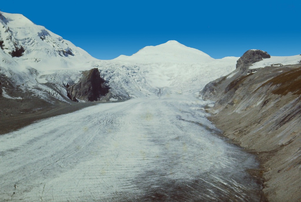 Pasterze Glacier in 1968. Glockner Group
