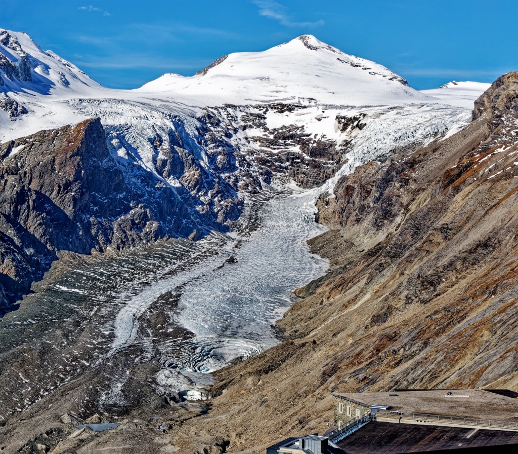 Pasterze Glacier in 2021. Glockner Group