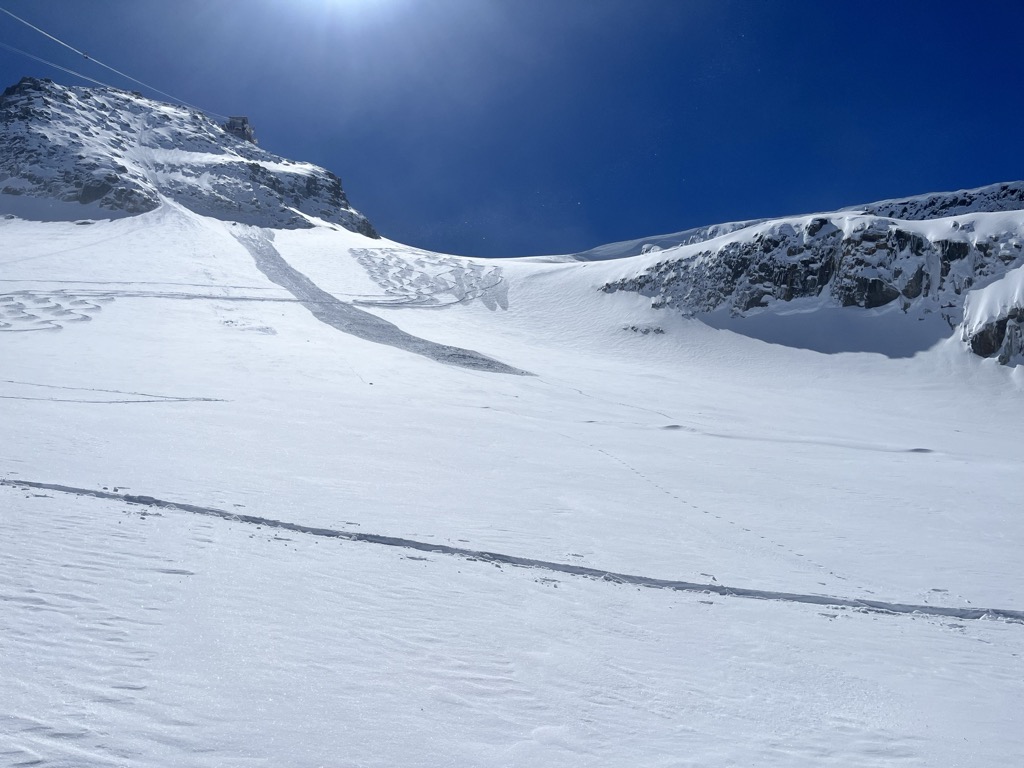 Glacier du Lognon. Photo: Sergei Poljak. Grands Montets