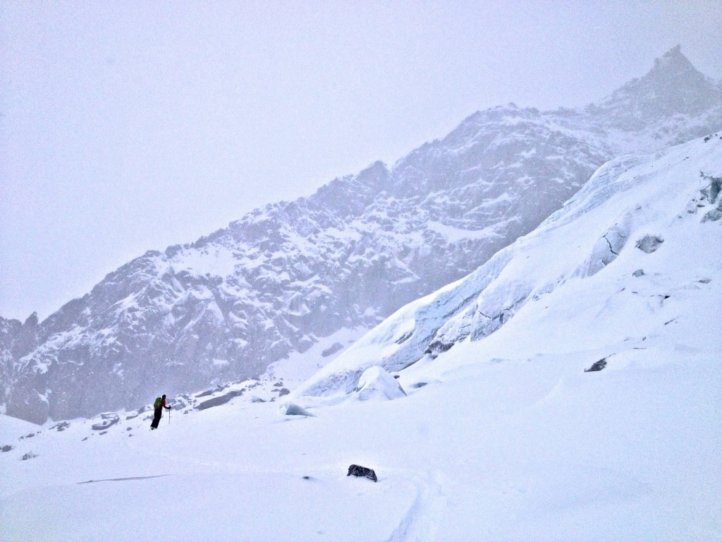 Glacier du Milieu. Photo: Anna Lochhead. Grands Montets