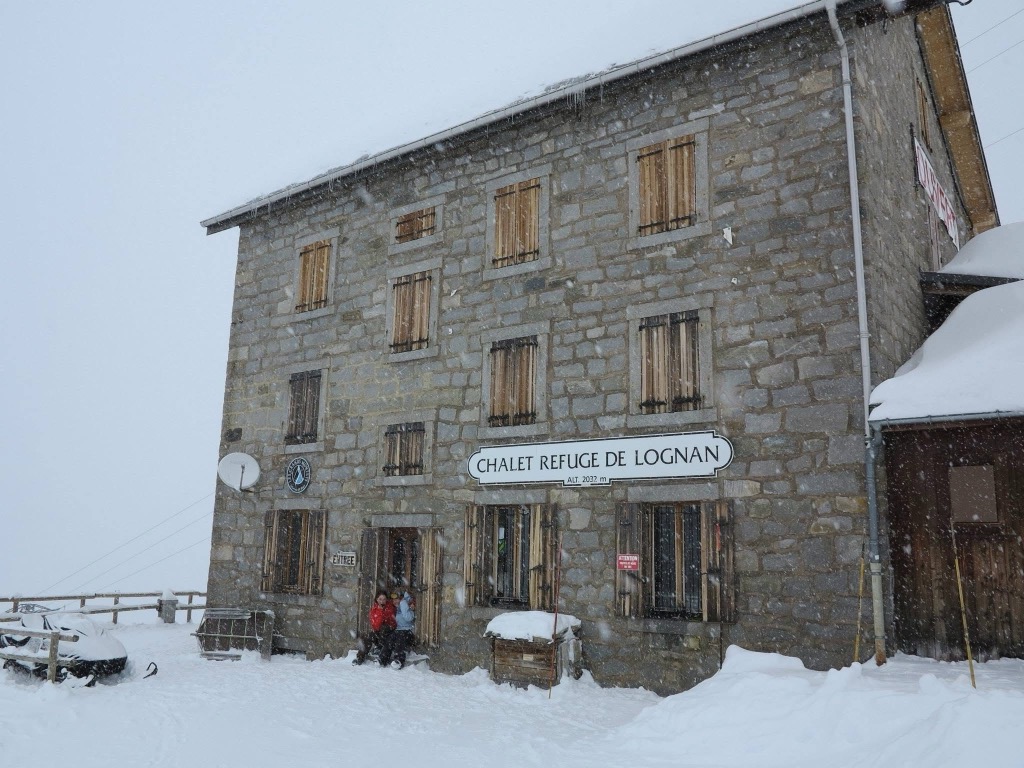 Chalet Refuge de Lognon. Photo: Al Lochhead. Grands Montets