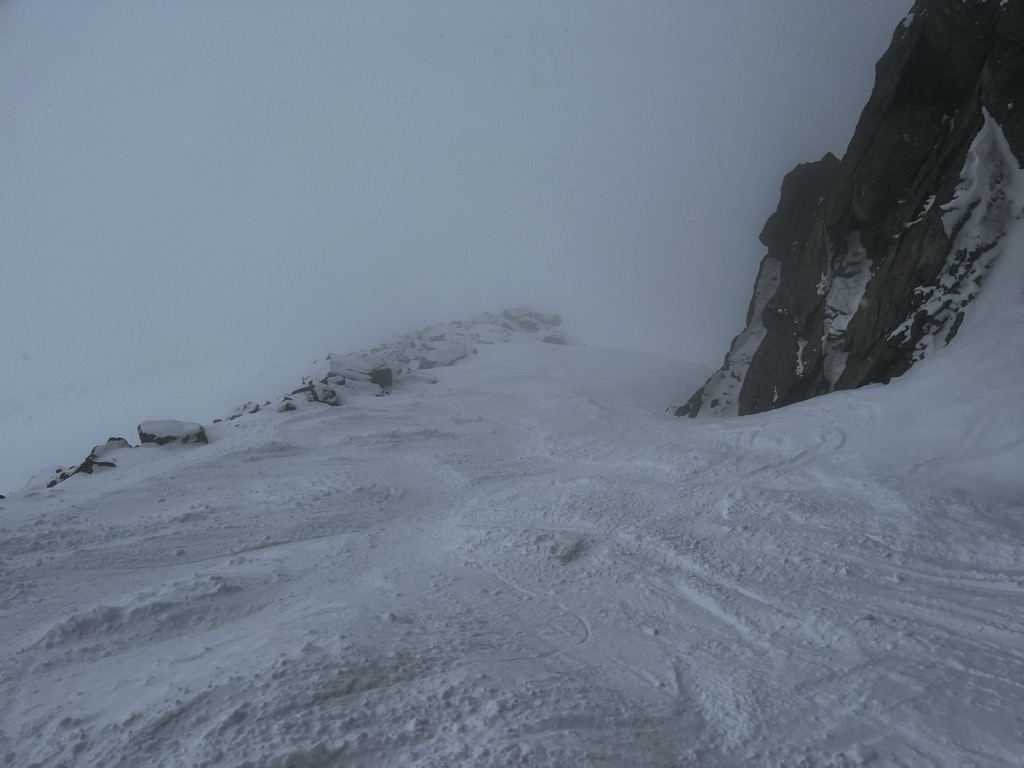 Classic GM fog. Photo: Sergei Poljak. Grands Montets