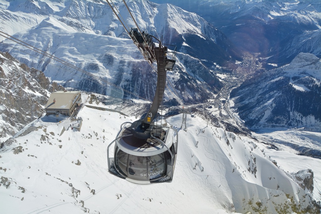 Skyway lift. Grands Montets