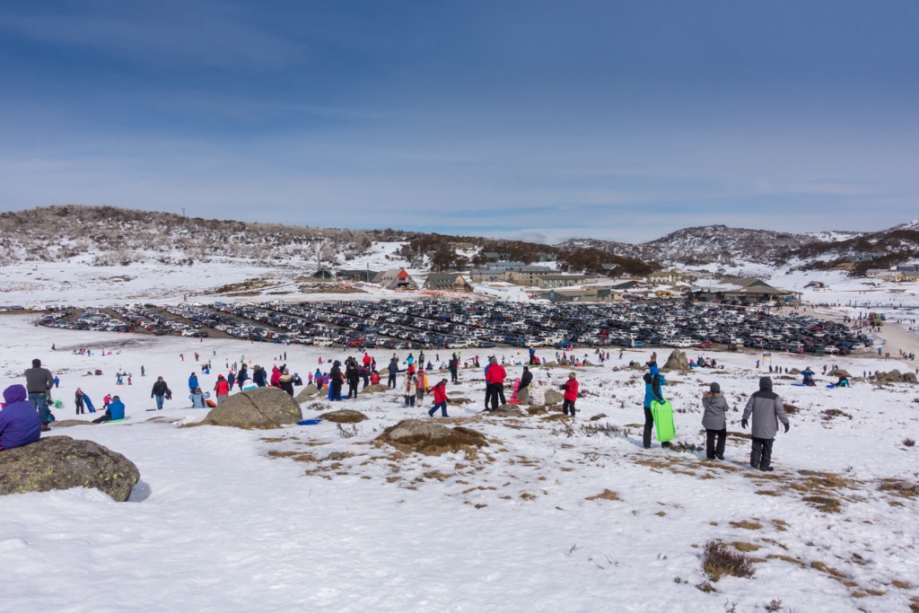 Thredbo ski resort, Great Dividing Range, Australia