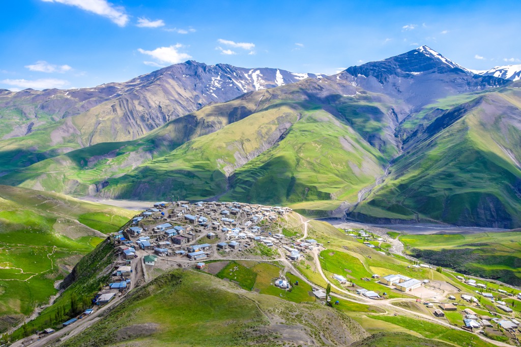 Village of Xinaliq (Khinalug), Azerbaijan, Greater-Caucasus