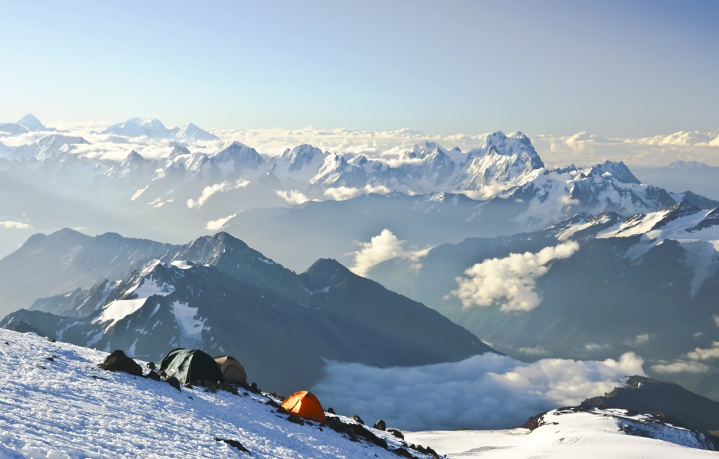Mount Elbrus view, Greater-Caucasus