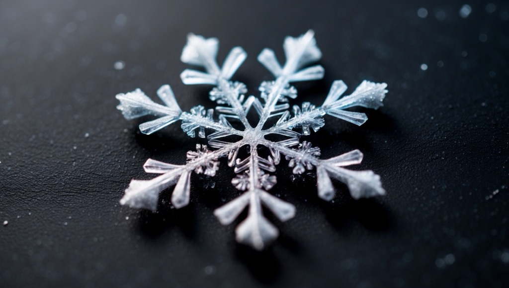 A stellar dendrite, each crystal being unique. Searching for the Greatest Snow on Earth