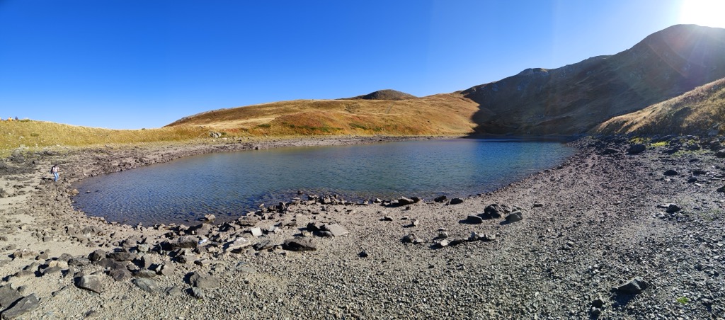 The Black Lake (Liqeni i zi) is an alpine lake of glacial origin. Gropa Bize Martanesh