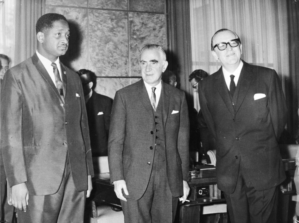 Forbes Burnham, pictured left. Guyana