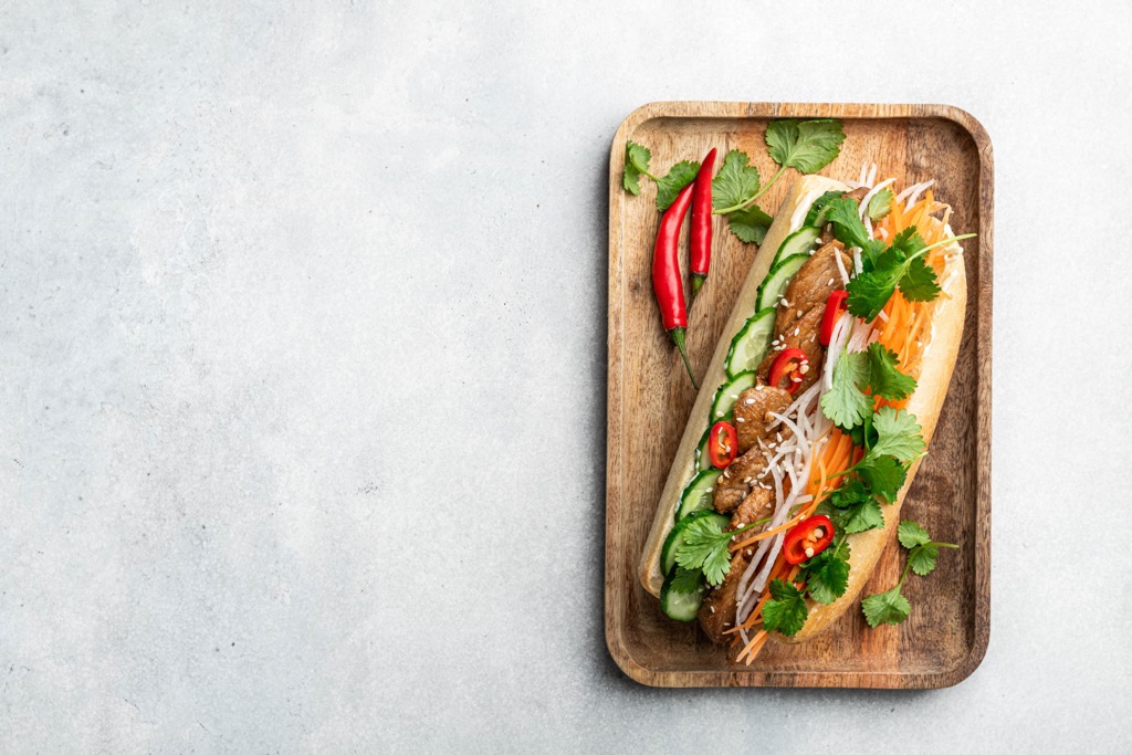 French colonization catalyzed an infusion of traditional Vietnamese with classical French cuisine. The Banh Mi sandwich is the most infamous brainchild of this era; they’re now popular throughout the West as well as Vietnam. Ha Giang Province