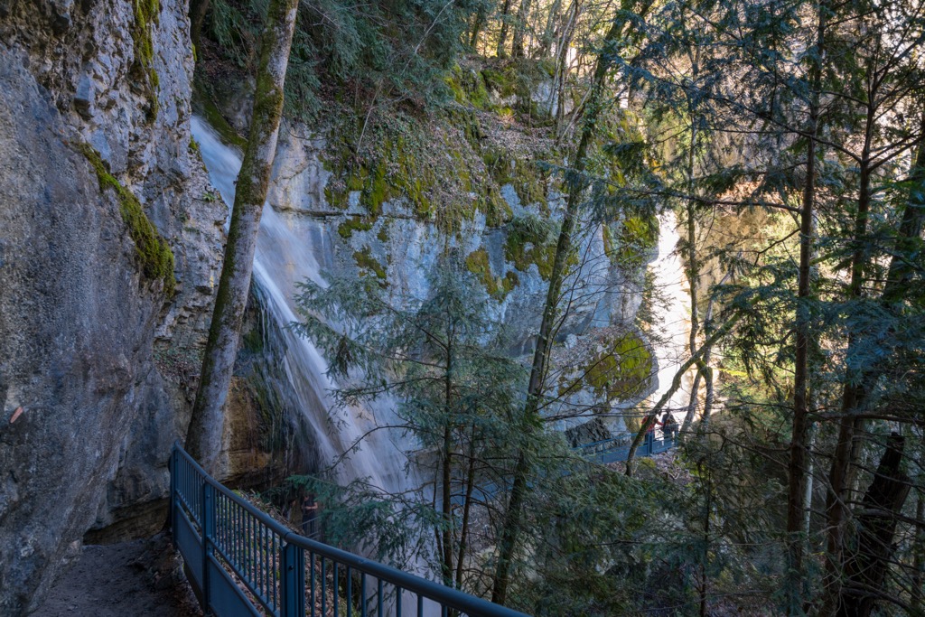 Cascade d'Angon, Haute-Savoie, France