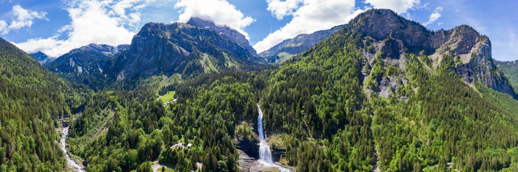 Cascade du Rouget, Haute-Savoie, France