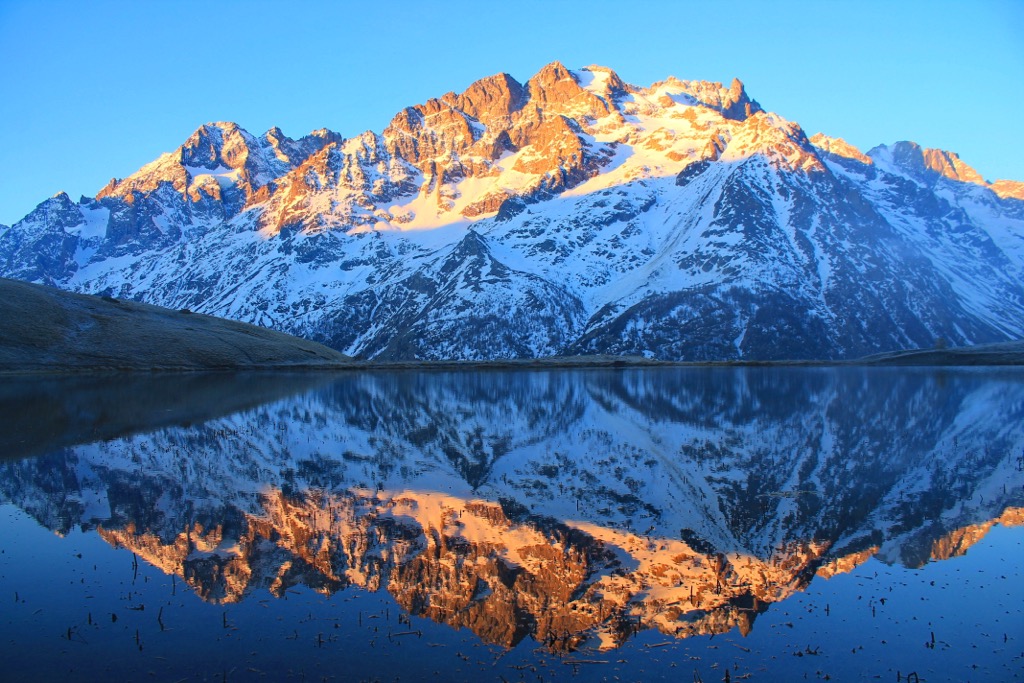 La Meije mountain, Hautes-Alpes, France