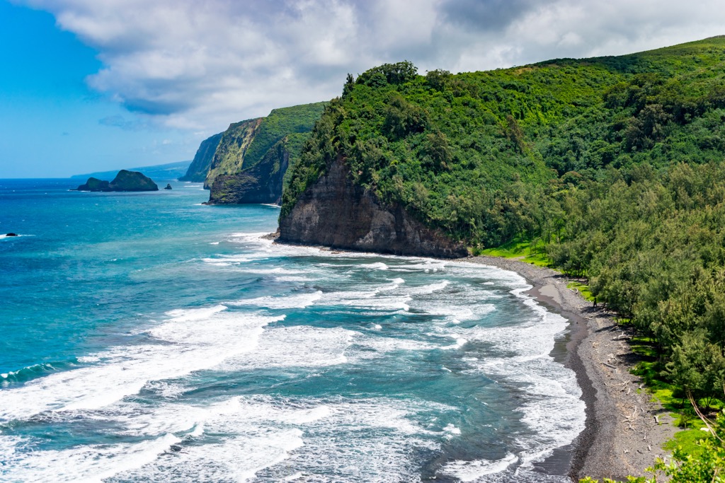 The Big Island’s rugged coastline. Hawaii County