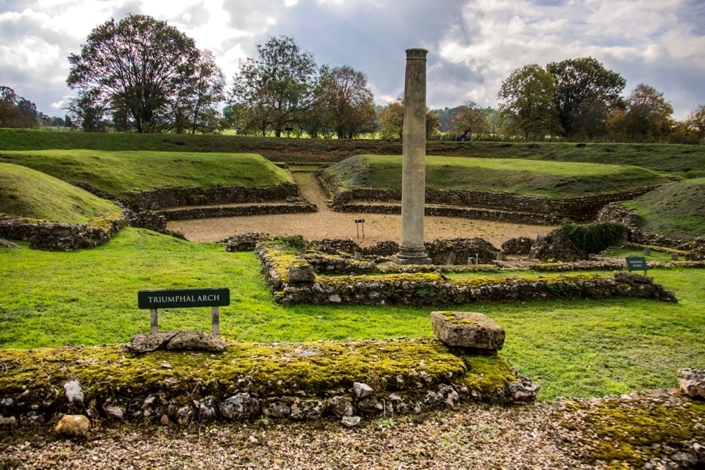 The Roman Theatre of Verulamium in St Albans dates back to the 2nd century CE. Hertfordshire
