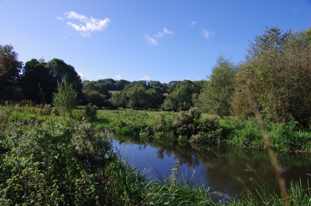 The River Chess at Sarratt Bottom. Hertfordshire