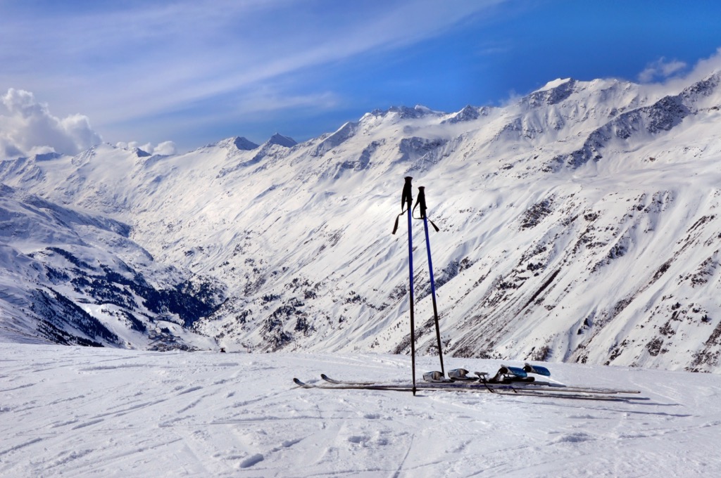 Hochgurgl ski resort, South Tyrol, Italy 